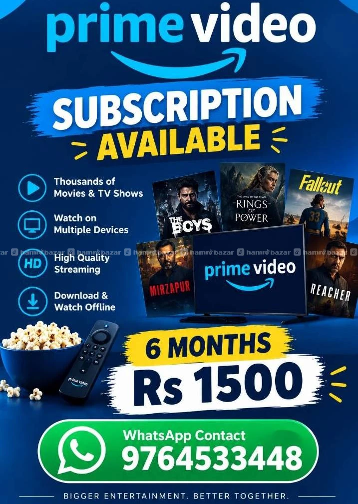 Prime video subscription