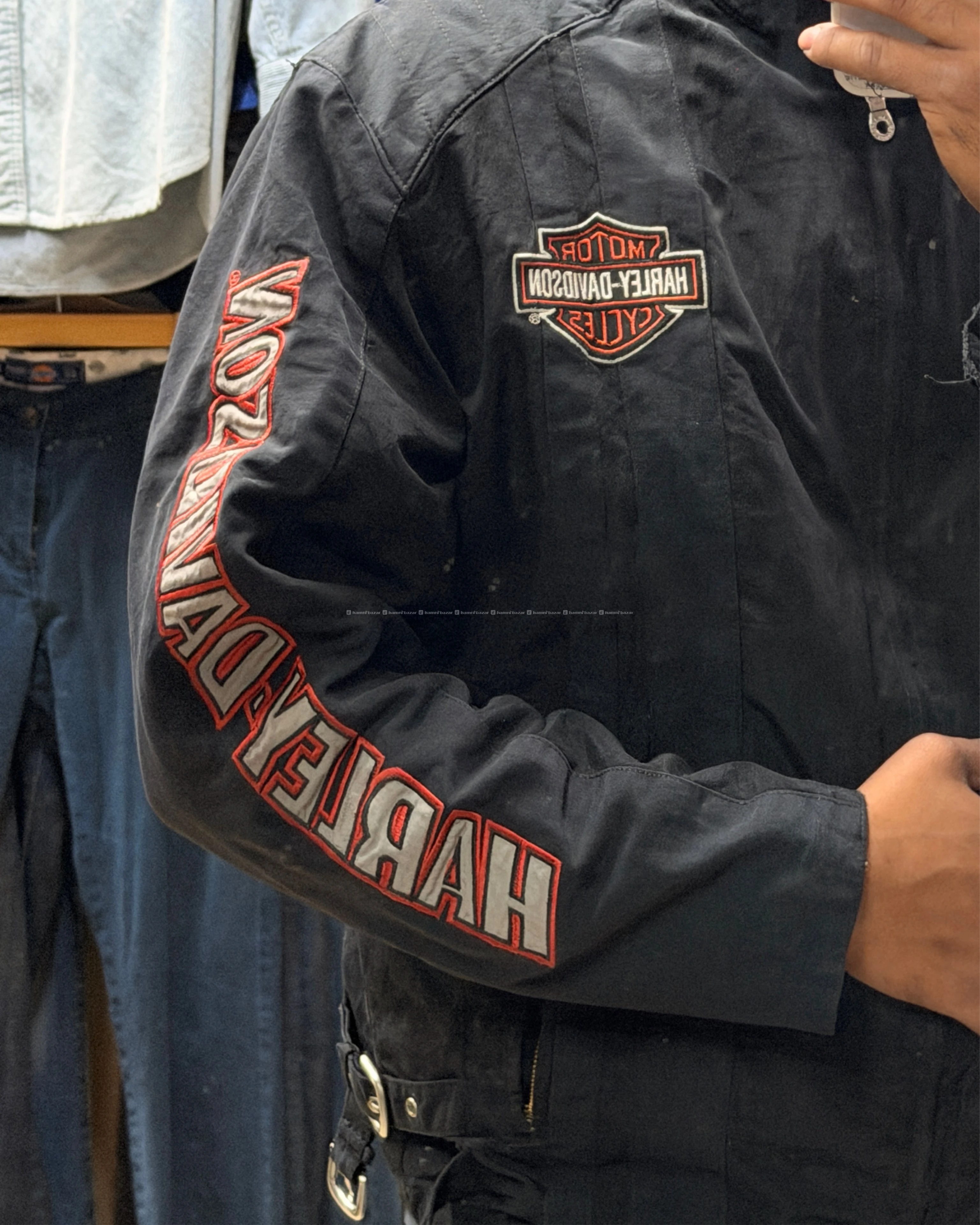 VINTAGE HARLEY DAVIDSON MOTO JACKET 🧥 4