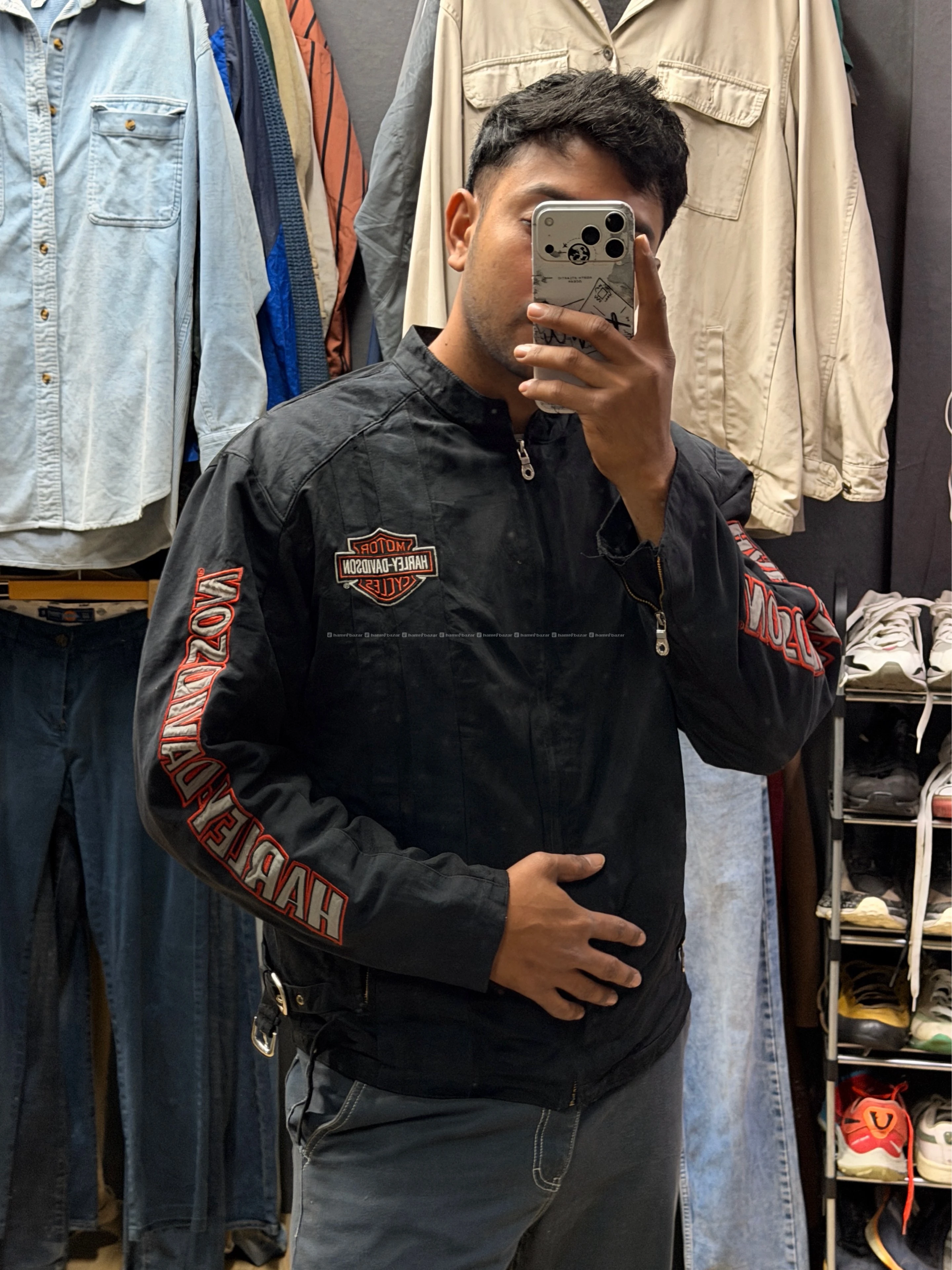 VINTAGE HARLEY DAVIDSON MOTO JACKET 🧥