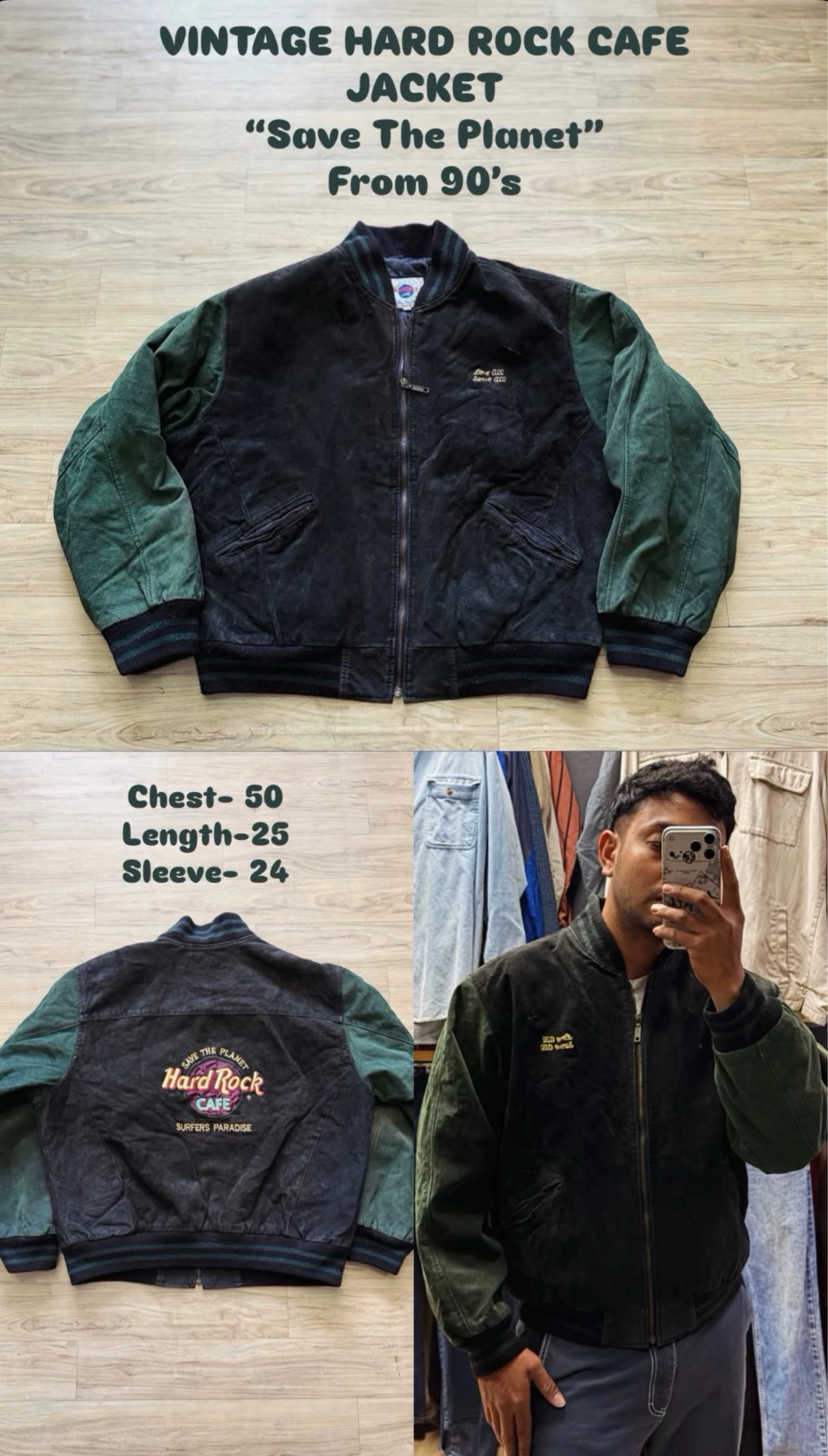 VINTAGE HARD ROCK CAFE JACKET 🧥 2