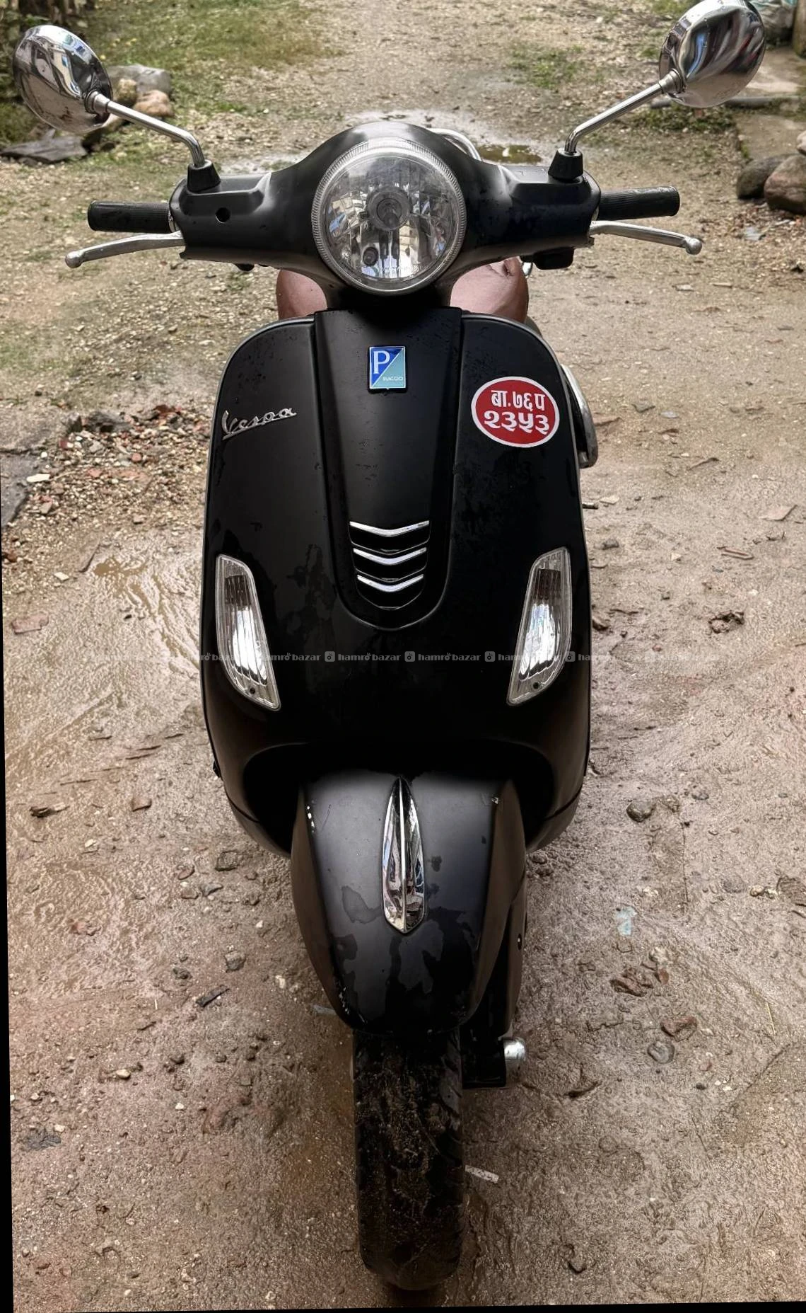 black vespa 76 lot