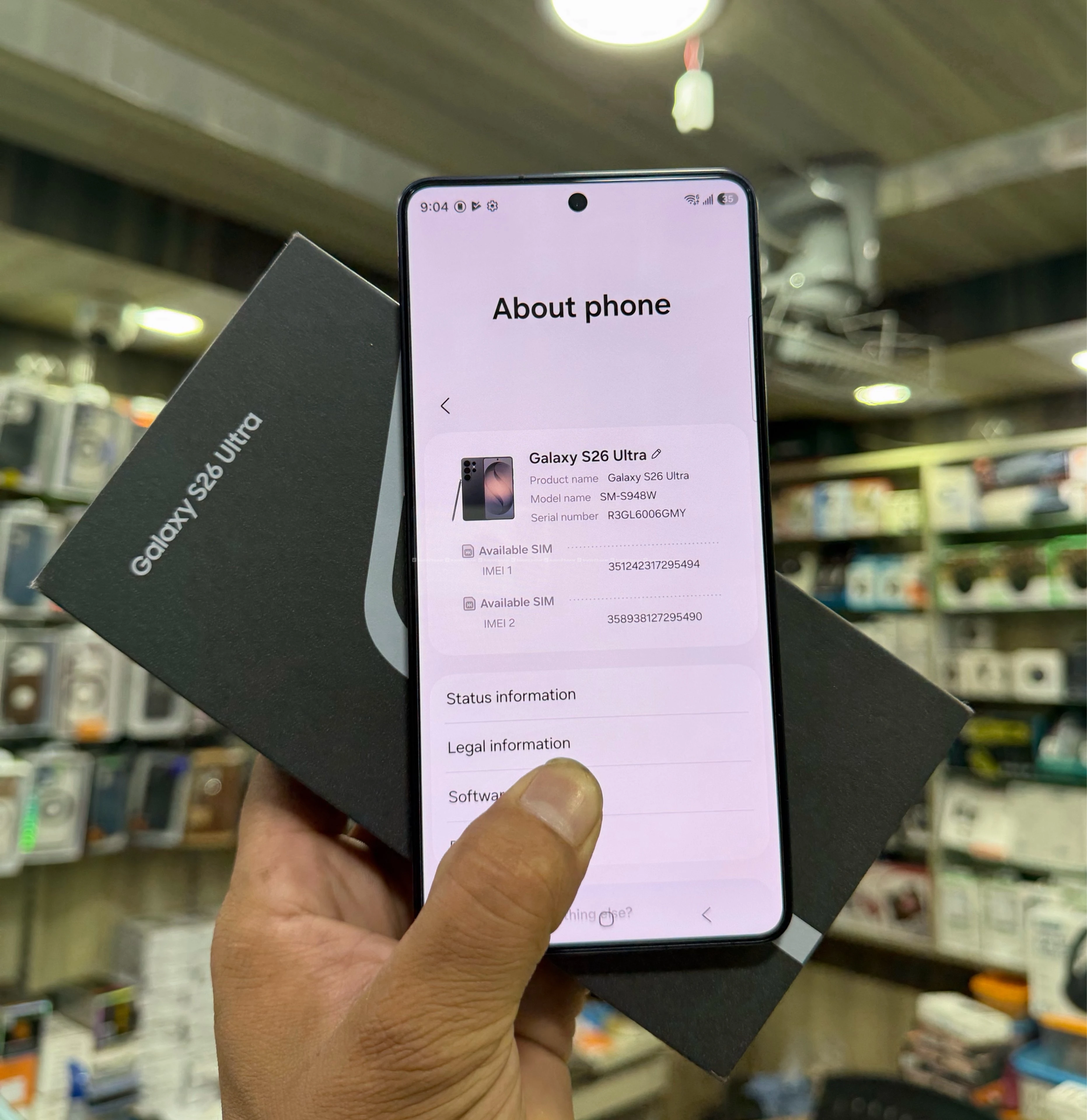 🔥 Samsung s26 ultra 12-256 GB ,sale 10 days uesd 5