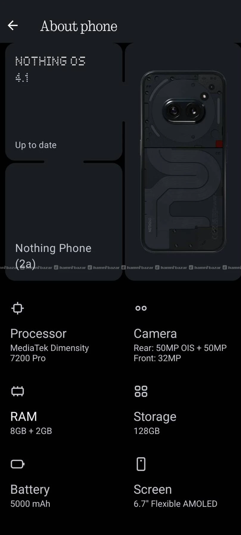 Nothing phone 2a 8/128 GB