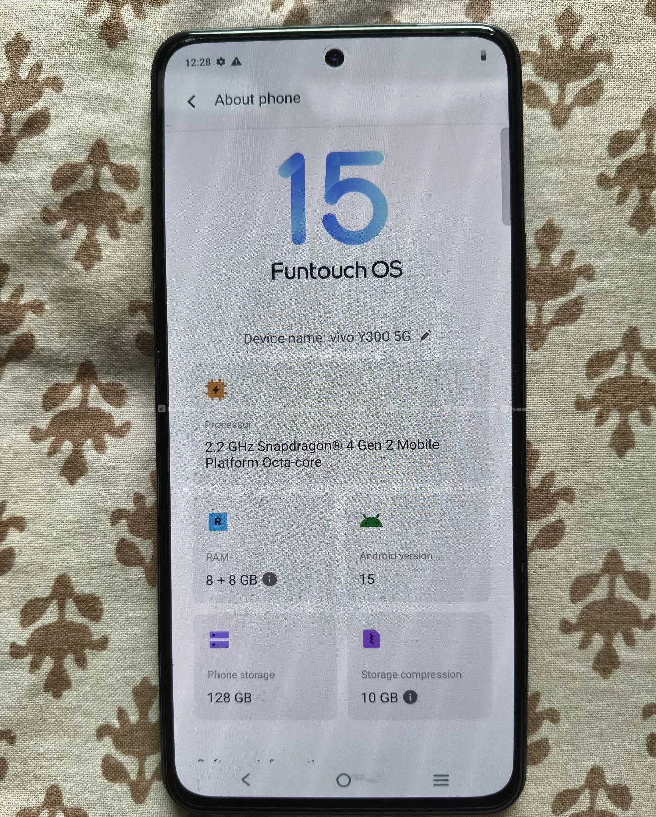 Vivo Y300 5G 8/128 Very Good Condition Fresh