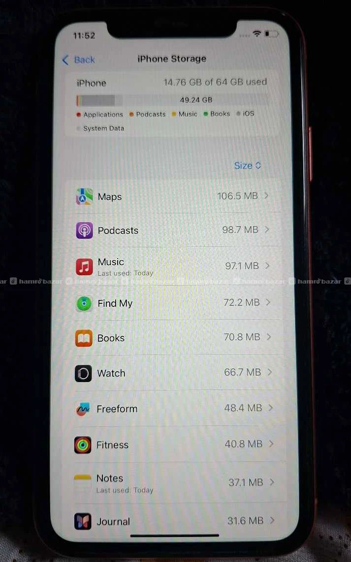 IphoneXR64GBCoral80%Battery,Bill&Charger FullFresh 3