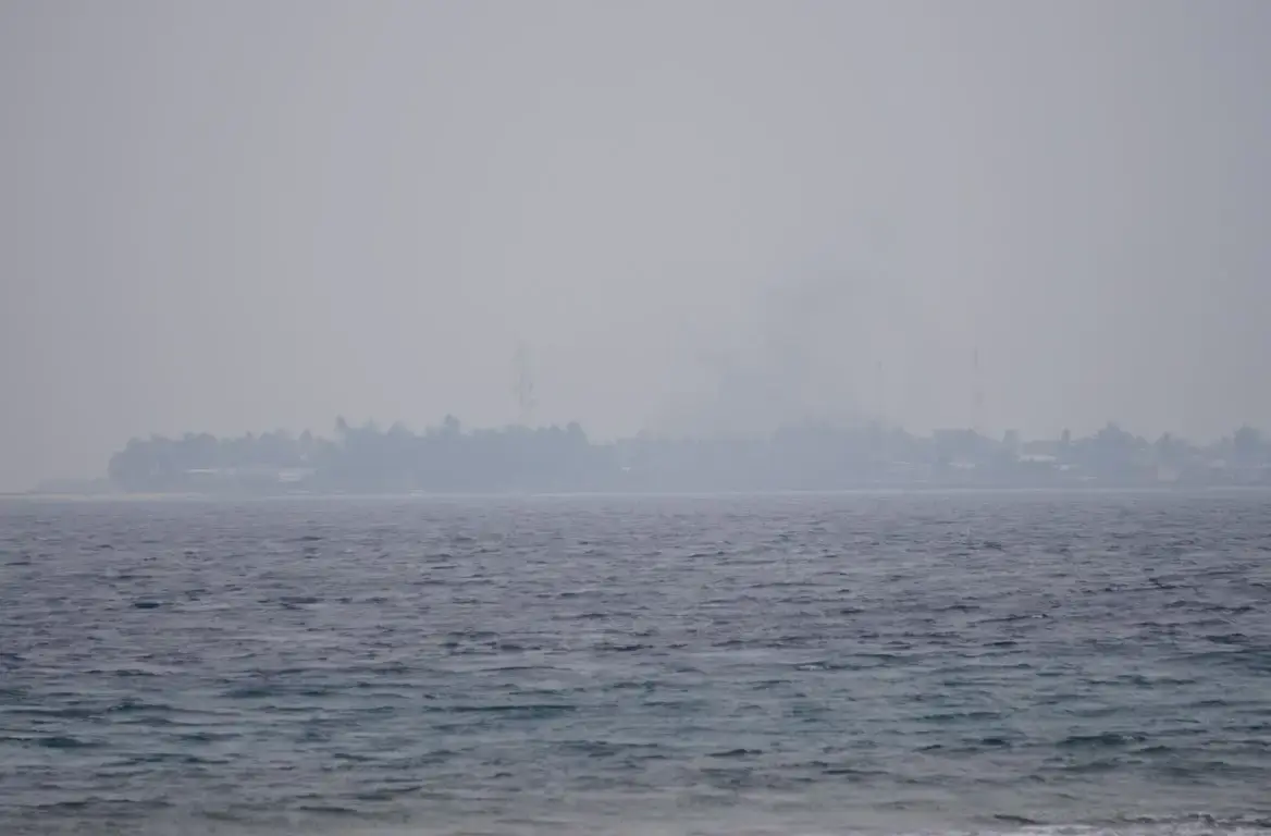 Haze conditions in the Maldives | Photo: Mendhuru Tv