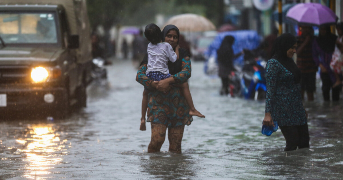 Flooding event in Male' City, 2023 | Photo: Maldives Financial Review