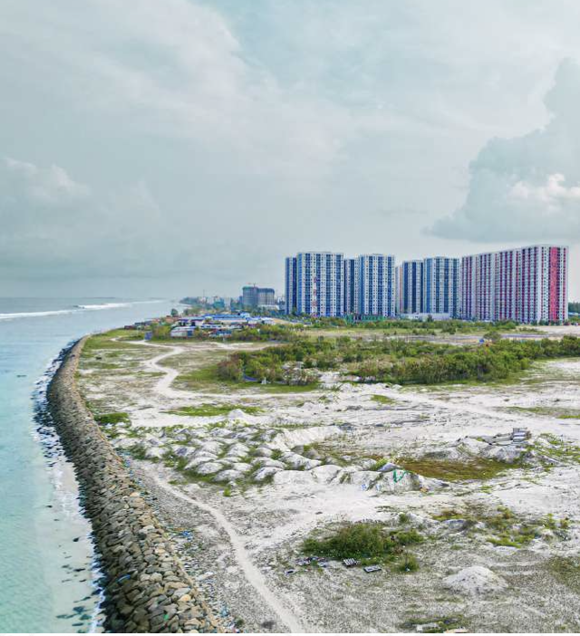 Photo of Hulhumale' Coastline | Photo: NDMA
