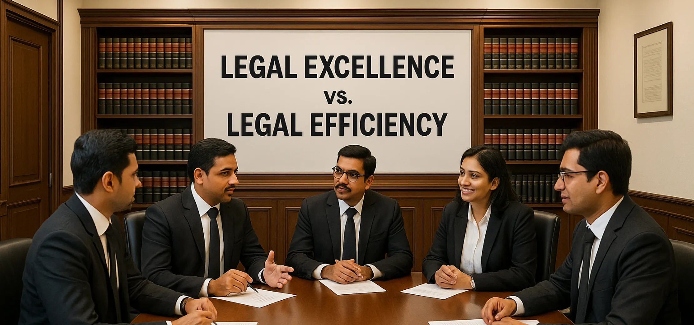 Legal Excellence vs. Efficiency The Dilemma for Indian Law Firms - Legalspace