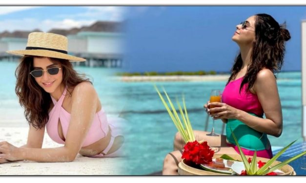 टीवी अभिनेत्री आमना शरीफ मालदीव में मना रही है वेकेशन, देखिए उनकी हॉट तस्वीरें