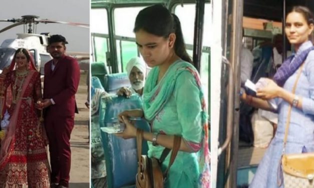 बस में कंडक्टर के रूप में काम करती थी ये बेटी, आज दुल्हन बनकर हेलीकॉप्टर में हुई विदाई