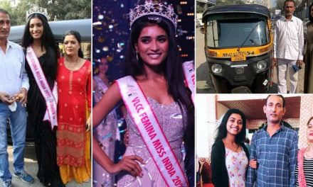मिस इंडिया रनर-अप का ताज पहनकर पिता की रिक्शा में मान्या सिंह ने की सवारी, रिक्शा में बैठकर पहुंची इवेंट में…
