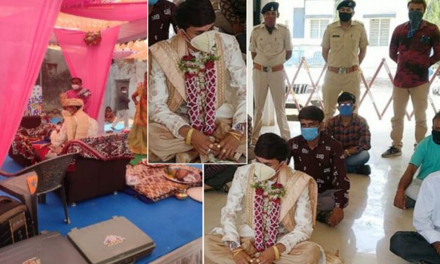 शादी में पोलिस आने से उड़ गए दूल्हे के होंश, लग्न मंडप ने से पहुंच गया सीधे पोलिस स्टेशन