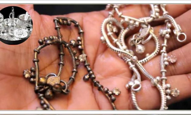 सिर्फ 5 मिनिट मे चांदी के बर्तन और गहने को दूर करने के लिए अपनाए घरेलू उपाय, गहने नये जेसे चमक जाएगा।