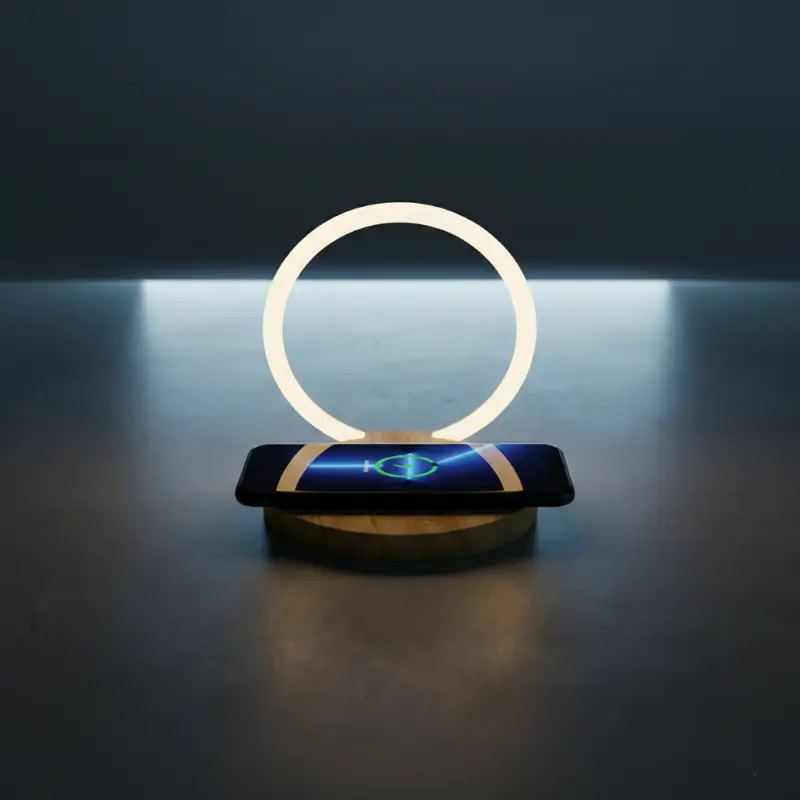 Wireless Charger With Led Ligh