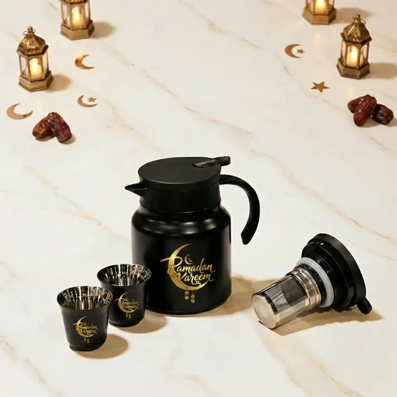 Arabic Tea & Coffee Pot with Cups Set