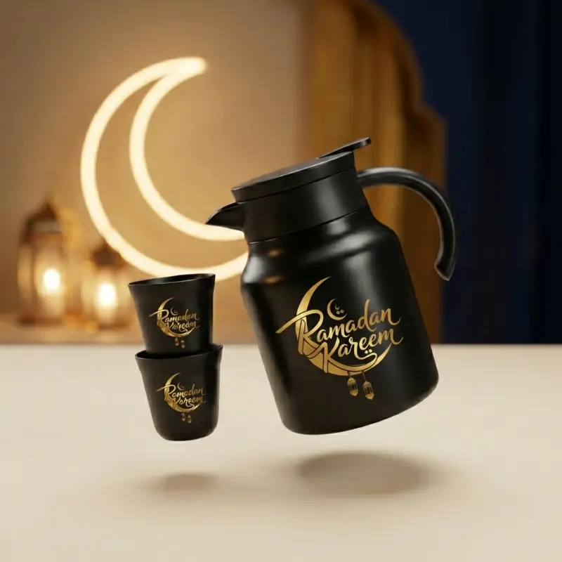 Arabic Tea & Coffee Pot with Cups Set