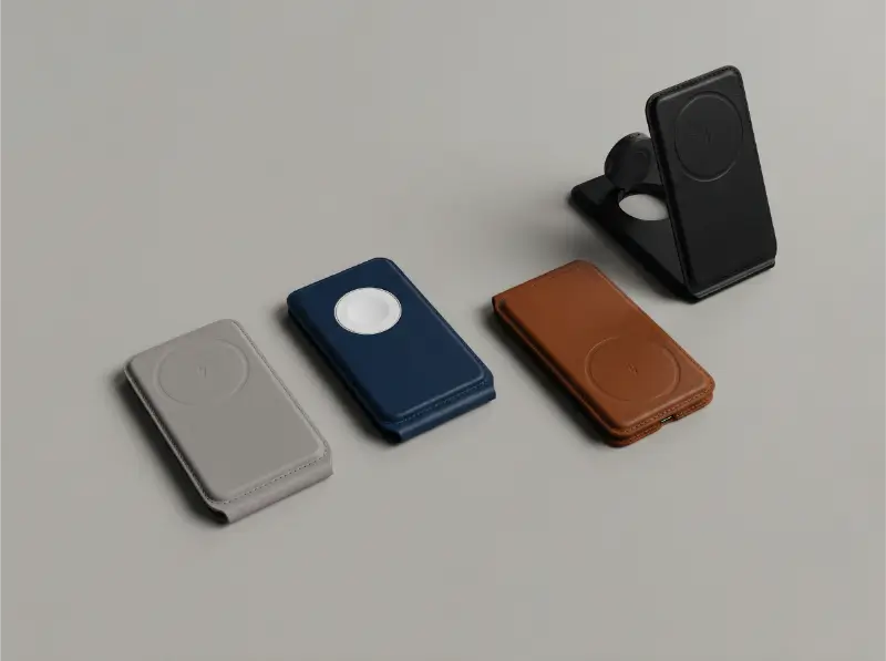 Compact Foldable 3-In-1 Wireless Charger