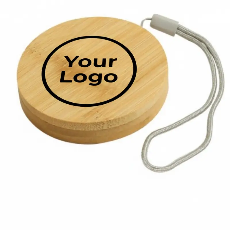 Bamboo Charging cable set Round
