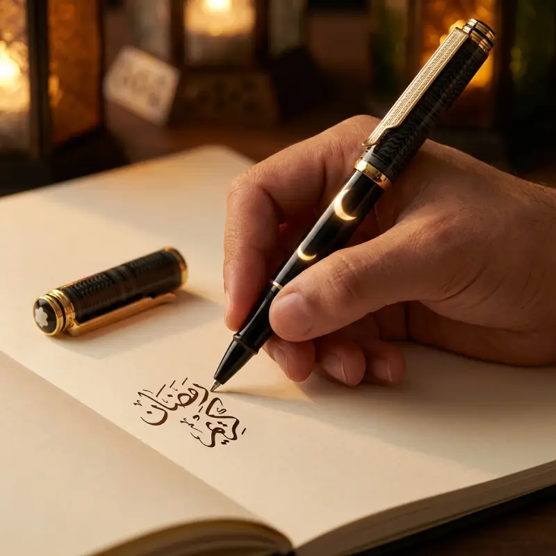 Arabic Bisht Design Premium Metal Pen