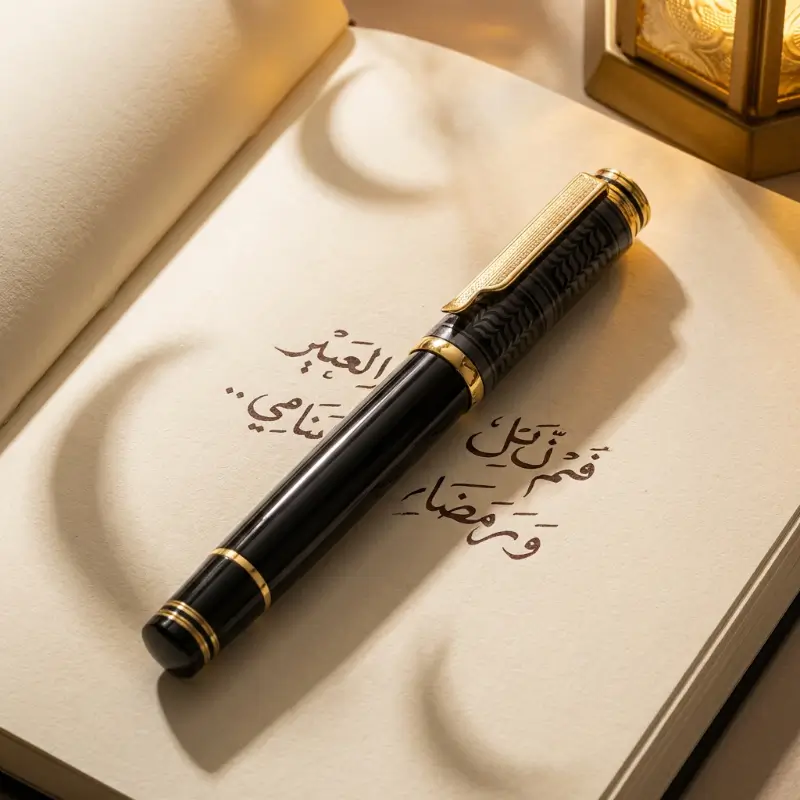 Arabic Bisht Design Premium Metal Pen