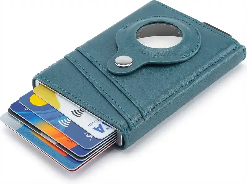 Santhome PU Card Holder with Santhome Tag Pocket