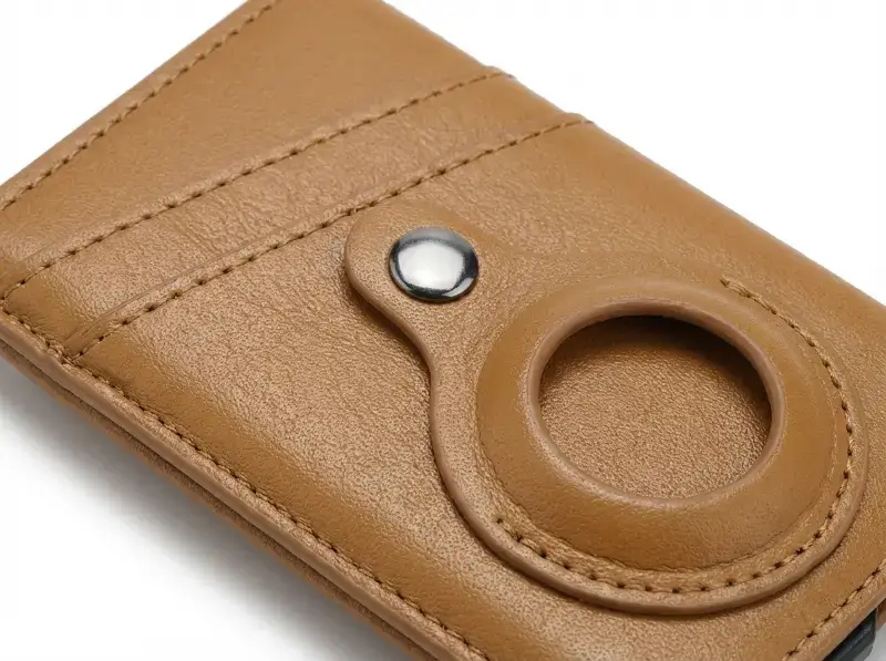 Santhome PU Card Holder with Santhome Tag Pocket
