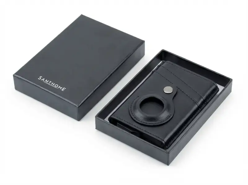 Santhome PU Card Holder with Santhome Tag Pocket