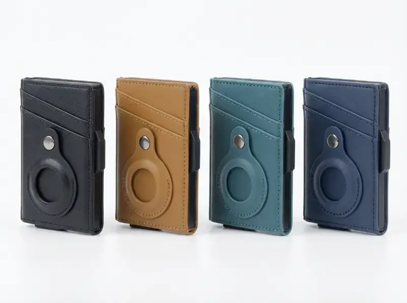 Santhome PU Card Holder with Santhome Tag Pocket