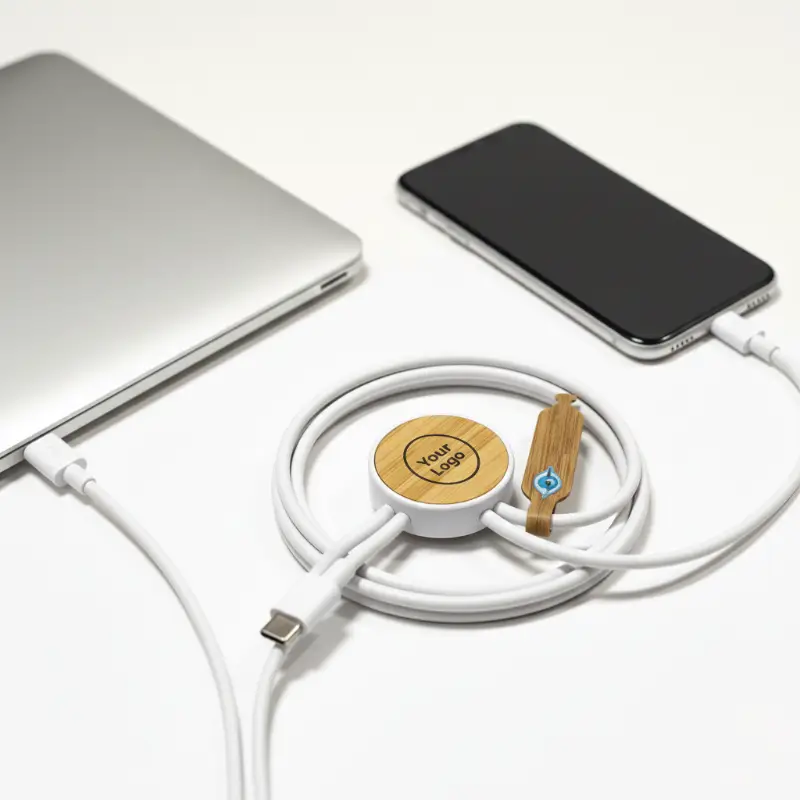 Wheat St Bamboo & Recycled TPE Charging Cable
