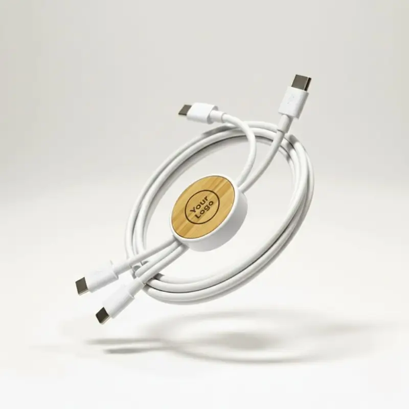 Wheat St Bamboo & Recycled TPE Charging Cable