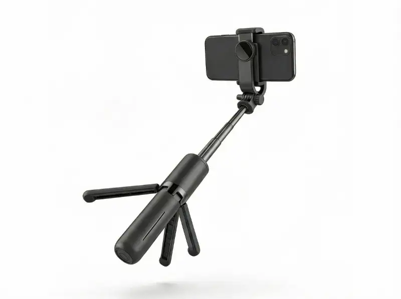 3-in-1 Mobile Tripod with Bluetooth Selfie Stick and Camera Shutter