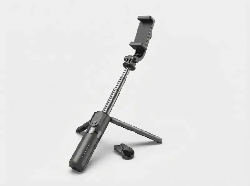 3-in-1 Mobile Tripod with Bluetooth Selfie Stick and Camera Shutter