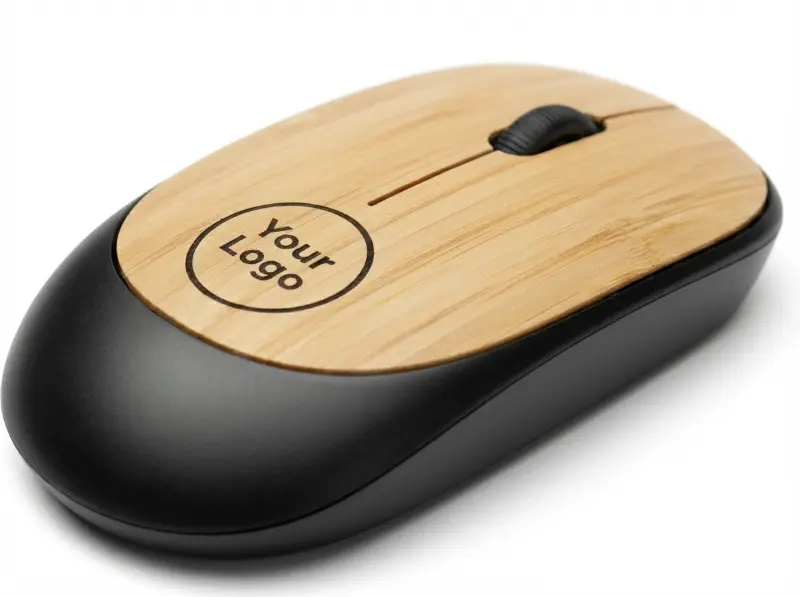 فأرة لاسلكية من الخيزران