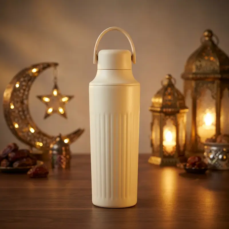 Matte Textured Double-Wall Stainless Steel Vacuum Bottle – 500 ml