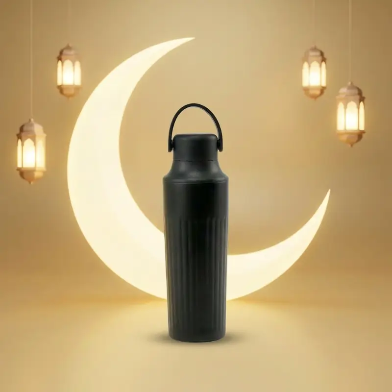 Matte Textured Double-Wall Stainless Steel Vacuum Bottle – 500 ml