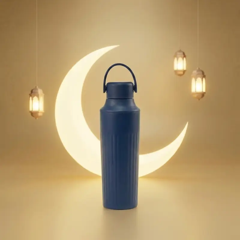 Matte Textured Double-Wall Stainless Steel Vacuum Bottle – 500 ml
