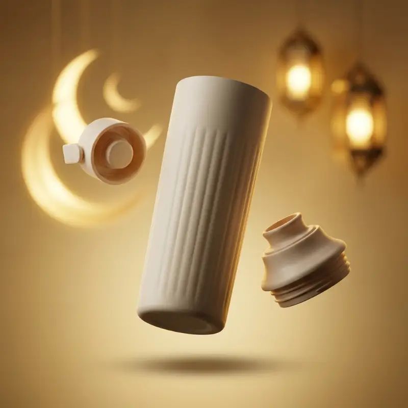 Matte Textured Double-Wall Stainless Steel Vacuum Bottle – 500 ml