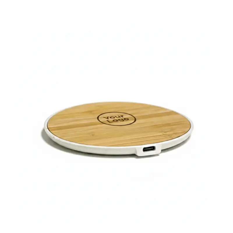 Recycled ABS  Bamboo Wireless Charger