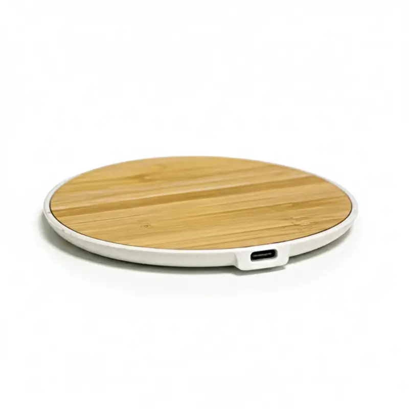 Recycled ABS  Bamboo Wireless Charger
