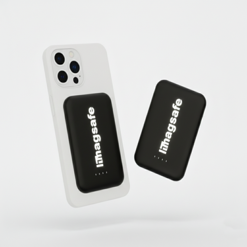 Magsafe Power bank With Lightup Logo