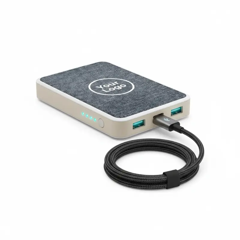 Recycled (PET + ABS) material Power Bank In UAE