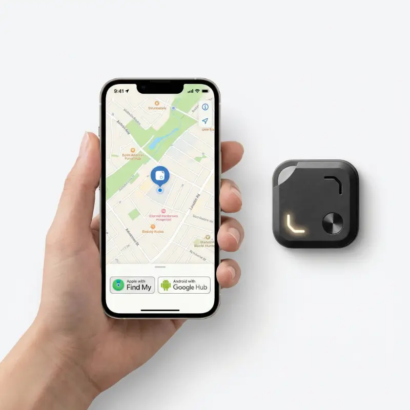 Matte Finish Dual Tracking Key Finder