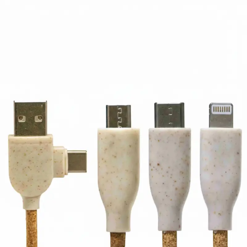 Cork & Wheat straw Charging Cable