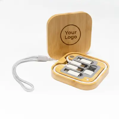 Bamboo Travel Kit Square