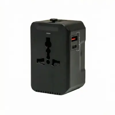 Universal Travel Adapter With Type-C And USB-A Ports