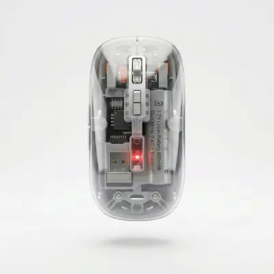 TRANSPARENT WIRELESS DUAL MODE MOUSE