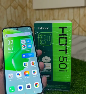 Infinix Hot 50i 6gb Ram 128gb Storage With Box & Charger