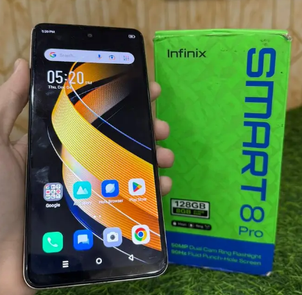 Infinix Smart 8 Pro 4gb Ram 128gb Rom With Box