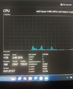 LENOVO Ryzen 5 5675-(12 CPUs) 14" 4K Display 4GB dedicated AMD Graphic